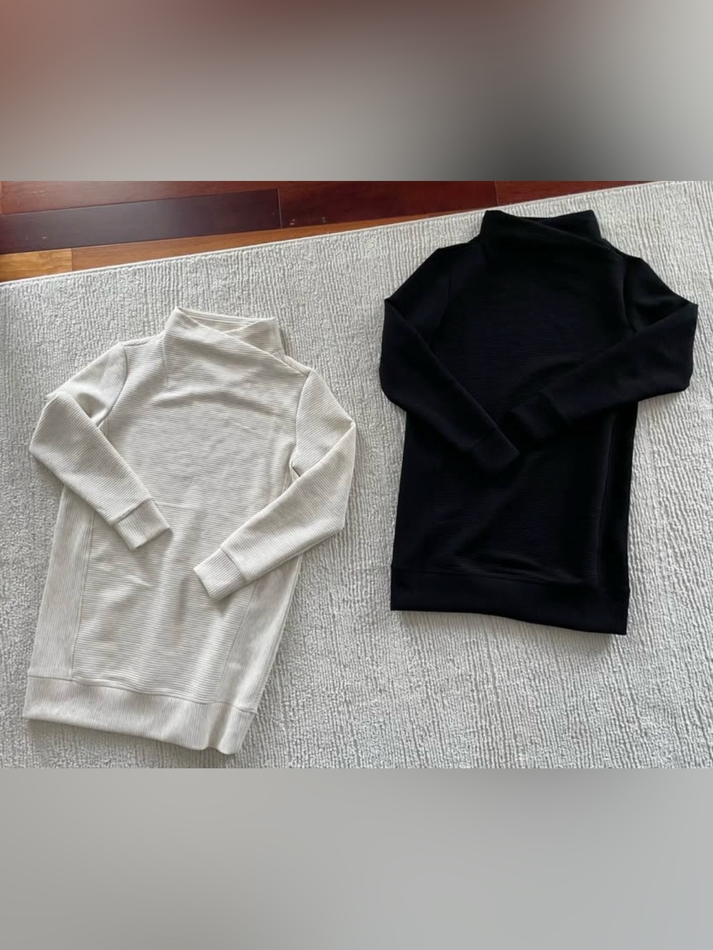 NWOT Joe Fresh Active Textured Ribbed Pullover tunic length only washed size S